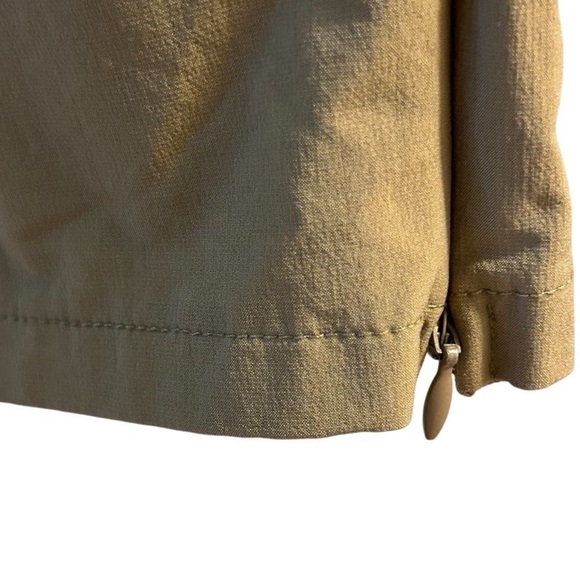 BoohooMAN Men's Beige Joggers Size M Elastic Waist Tapered Ankle Zip Pants - Picture 5 of 12